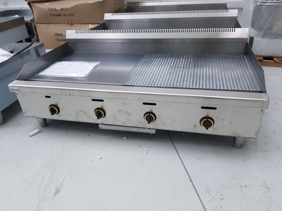 Grill gaz/ electric profesional pentru bucatarii