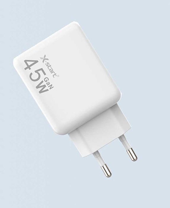 Зарядно за бързо зареждане Type-C+USB-A