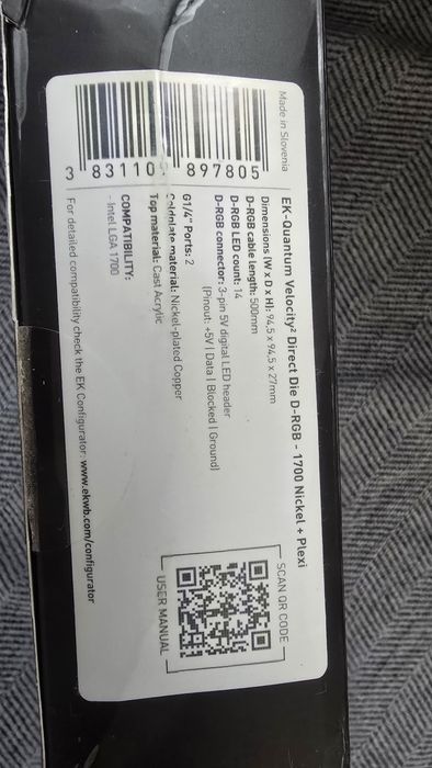 Водоблок EKWB на 1700 сокет