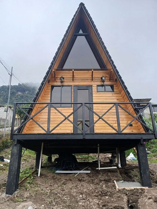 Vand casute tip A 7 x 8.5m din lemn