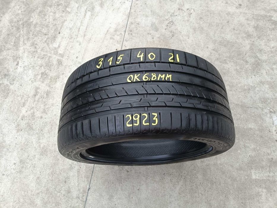 O anvelopa vara 315 40 21 Continental SportContact 6 cu 6,8 mm 2923
