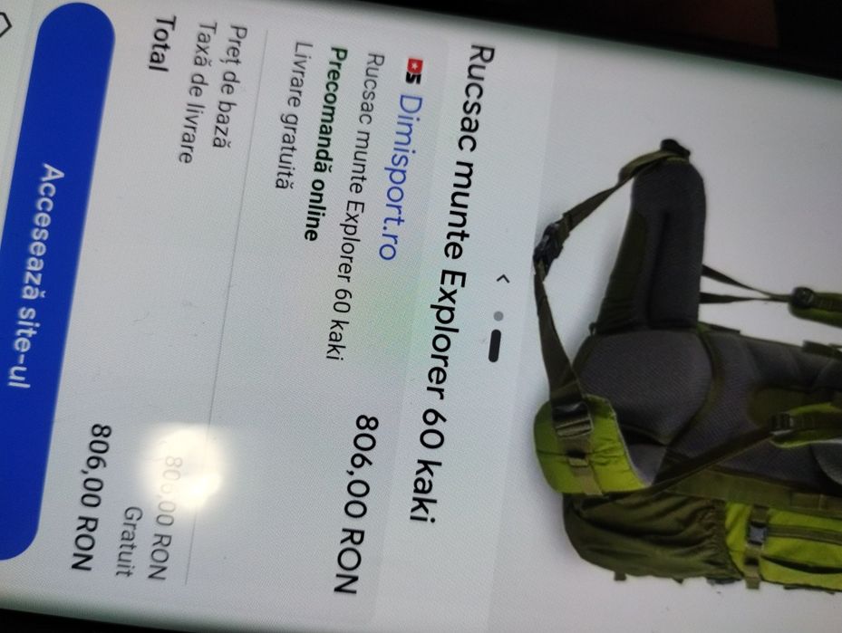 Rucsac munte Explorer 60 Black Canyon