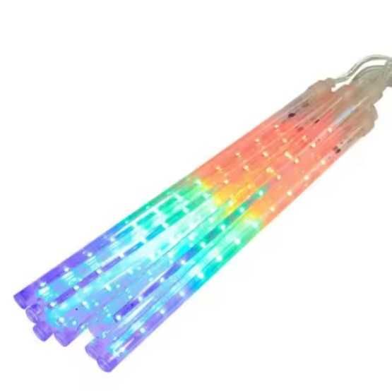 led коледни висулки водоустойчив падащ сняг, метеор, светеща декорация