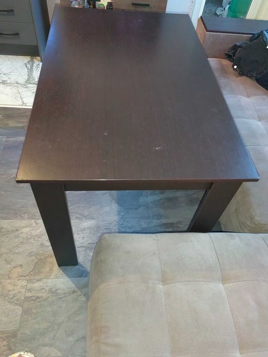 Кухненска маса цвят венге