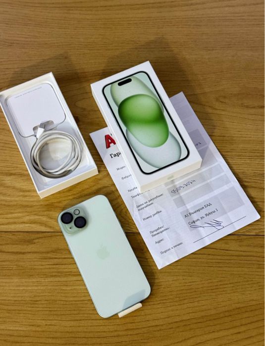 Бартер iPhone 15 128gb 99%  гаранция А1