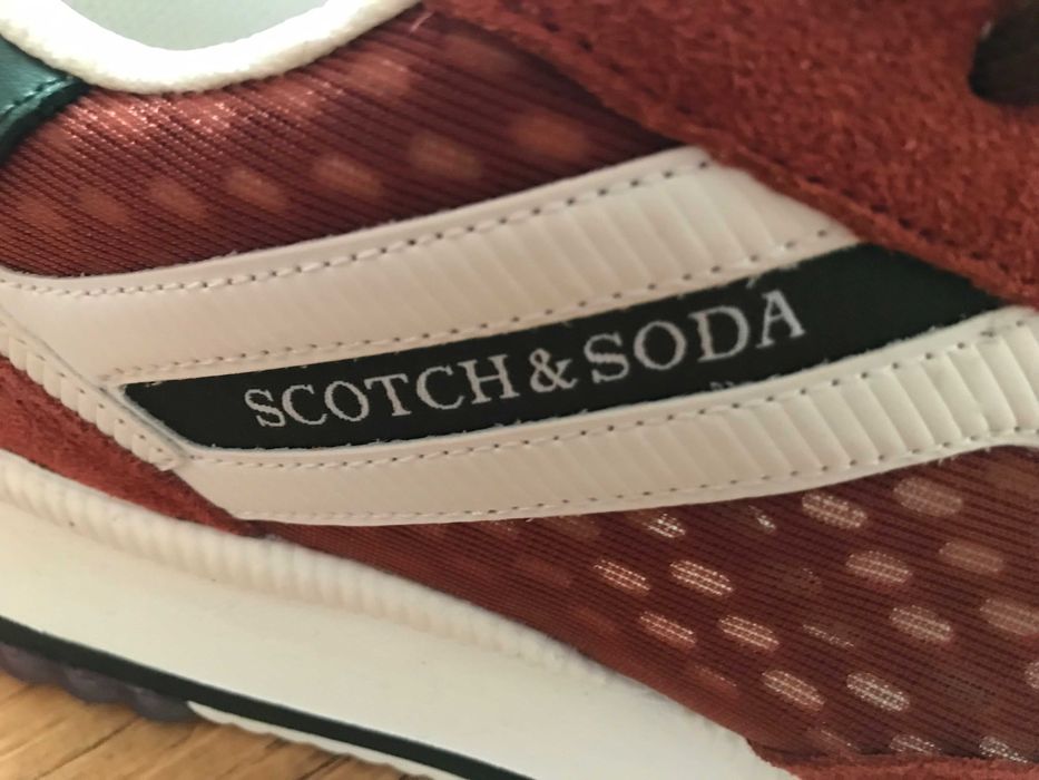 чисто нови оригинални мъжки кожени сникерси SCOTCH and SODA