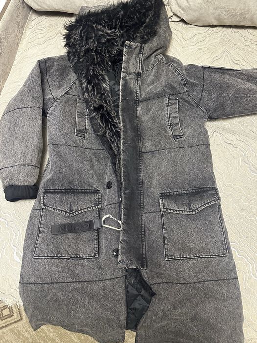 Парка зимняя удлиненная