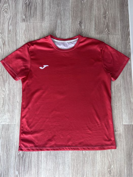Футболка Joma красная спортивная тренировочная футбольная мужская