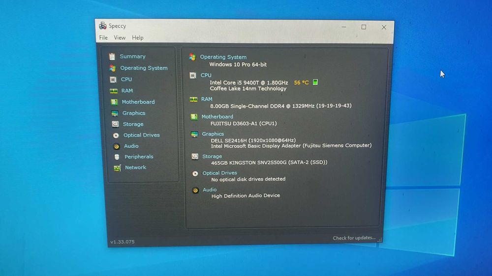 Mini PC Performant I5 9400t