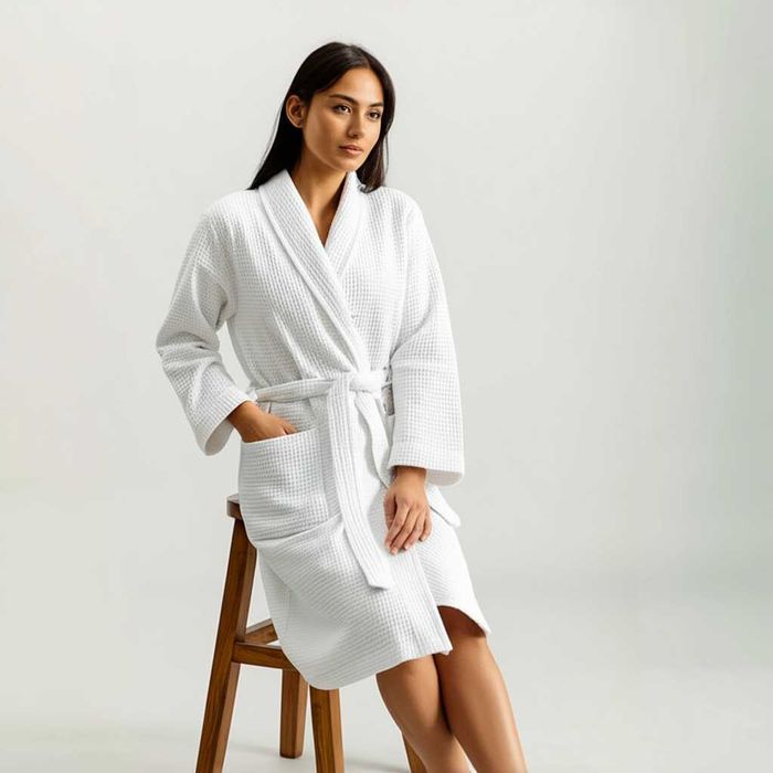 Халат хлопок — для дома, СПА и гостиниц