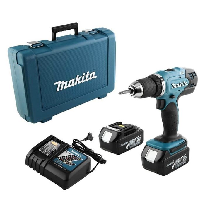 Аккумуляторная безударная дрель-шуруповерт Makita DDF453RFE