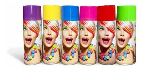 Лак для волос цветной