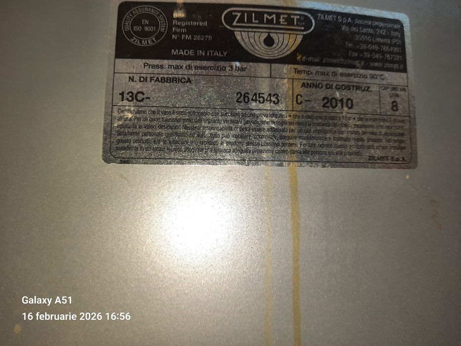 Centrala termica ariston pe gaz