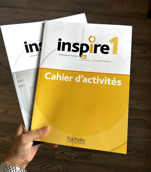 Книга и тетрадь inspire 1 в идеальном состоянии
