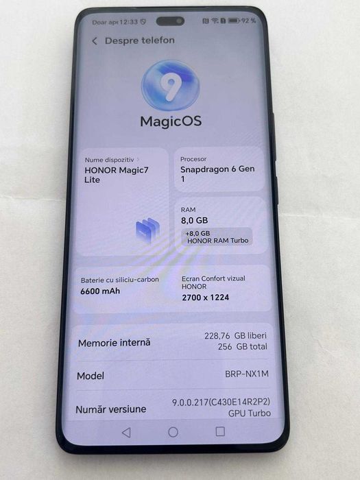 HONOR MAGIC 7 Lite 256 gb/ 8+8 gb ram boost