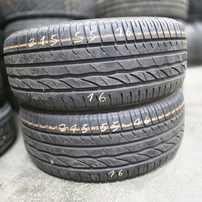 2x 215/55/16 VARA BRIDGESTONE Profil foarte bun