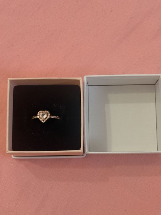 Inel Pandora Rose gold Inima