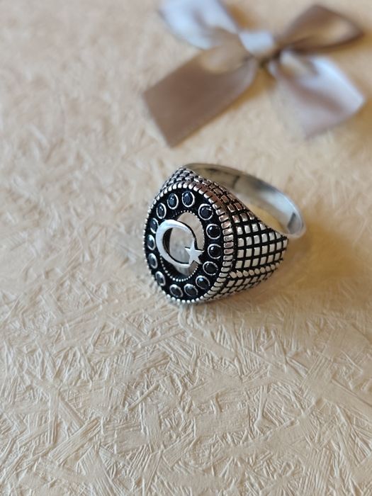 Сребърен пръстен 22мм