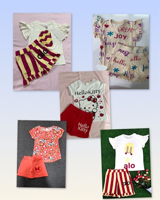 Летняя одежда для мальчиков и девочек