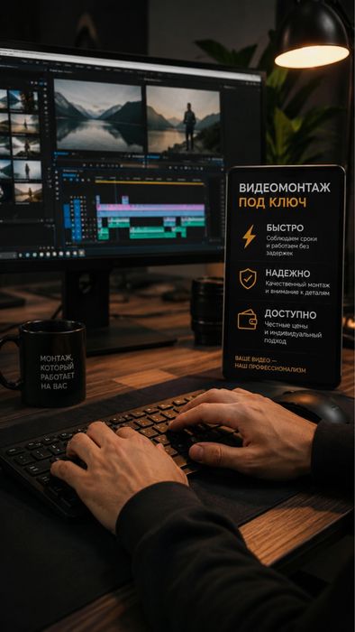 Видеомонтаж под ключ.