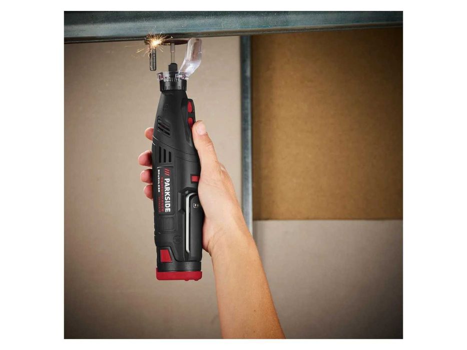 5г.ГАРАНЦИЯ Акумулаторна прецизна бормашина/шлайфмашина  Parkside 12 B