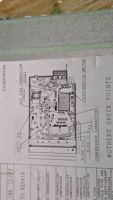 Оригинална платка Hitachi RRZK14498 за RAC‑35WPD – сервизно тествана