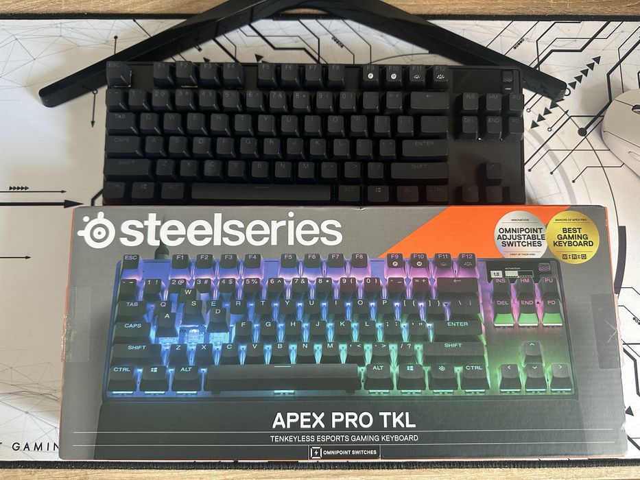 Tastatura SteelSeries Apex Pro TKL 2023-US Layout, Neagra, In garantie