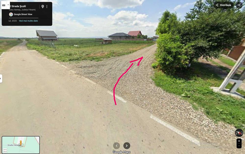 Vand teren intravilan Cotu Vames 3900 m2