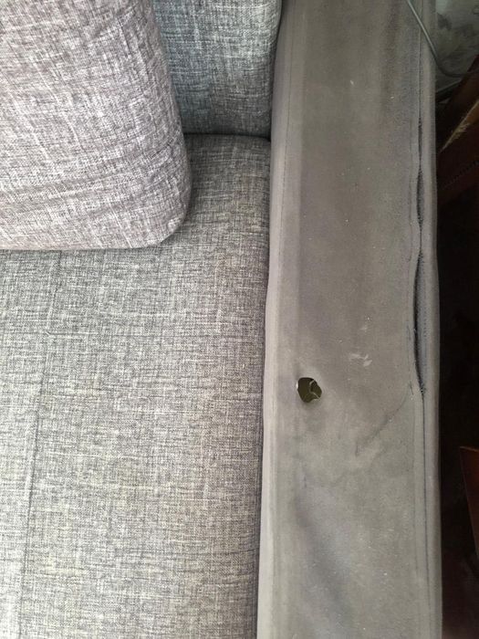 Серый диван, раскладной