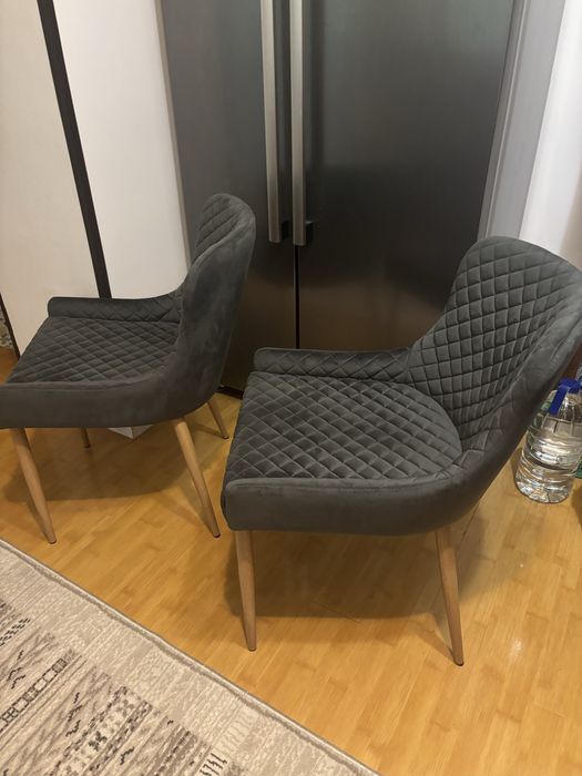 PEBRINGE Scaun PEBRINGE catifea gri/stejar natur