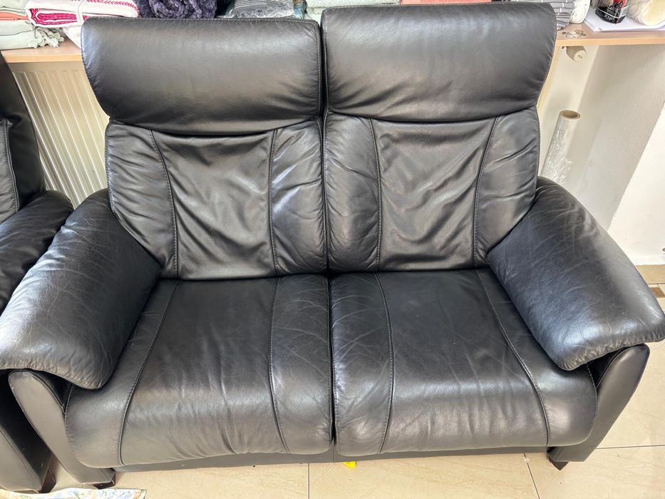 Canapea din piele naturala - 3 locuri