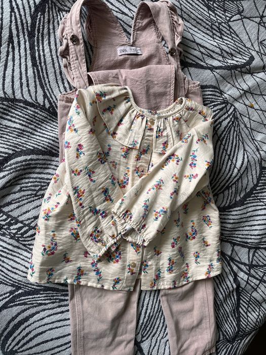 ZARA блузка и комбинезон