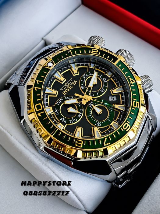 INVICTA Akula Kromo Swiss 55 mm, Инвикта нов мъжки часовник