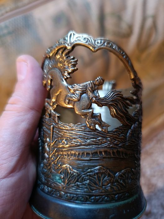 Редчайший подстаканник конёк Горбунок