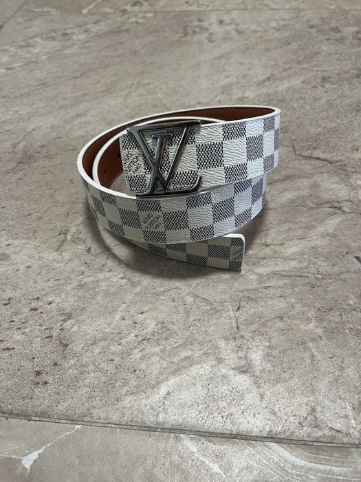 LV belt Damier Azur