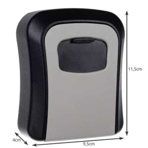 Метален сейф за ключове с код Malatec, водоустойчив, за стенен монтаж