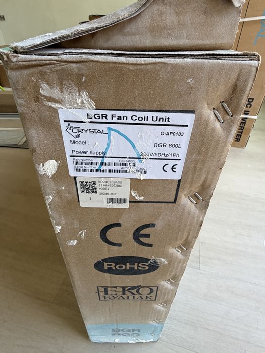 Вентилаторен конвектор CRYSTAL BGR-800L