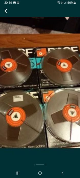 Benzi magnetofon 18cm BASF agfa philips