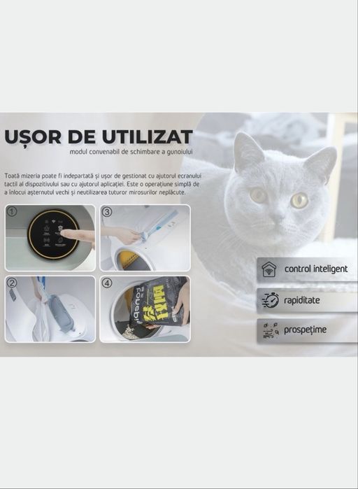 Litiera pisici automata IHunt