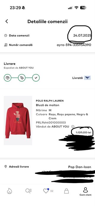 Hanorac Polo Ralph Lauren