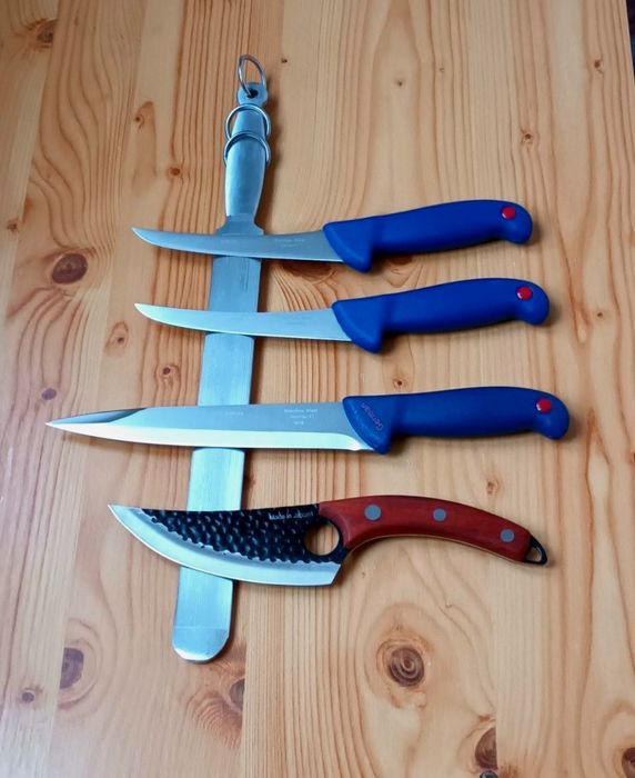 Set 4 Cutite Macelarie + Masat Profesional Germany