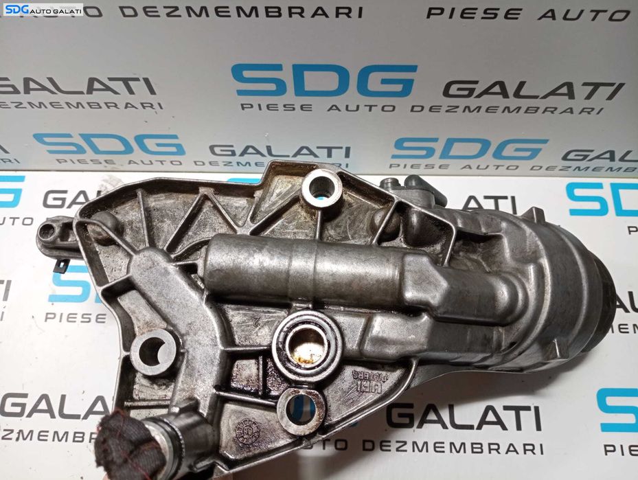 Radiator Racitor Ulei Termoflot cu Carcasa Suport Filtru Ulei Fiat Ritmo 1.6 JTD 2007 - 2014 Cod 55208625 [2775]