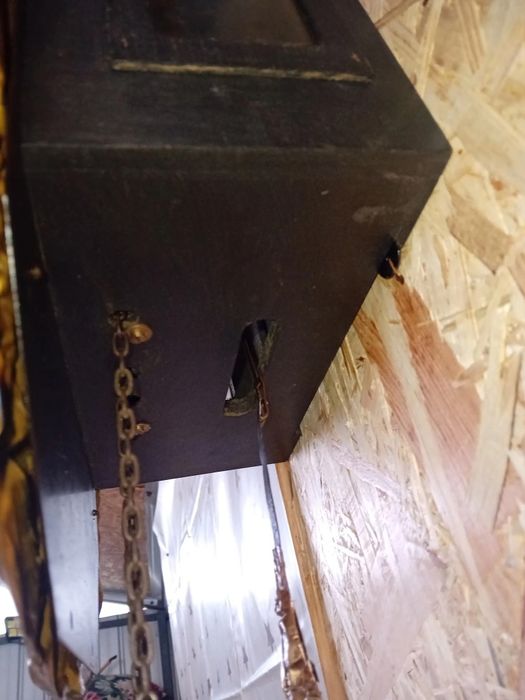 Ceas pendul tip Comtois cu greutati