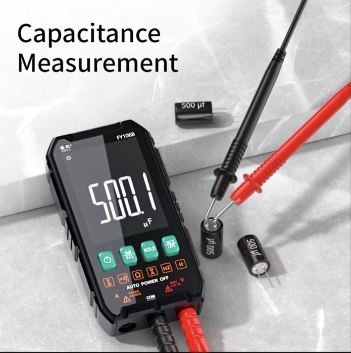 Multimetru digital 6000, masurare automata, display HD