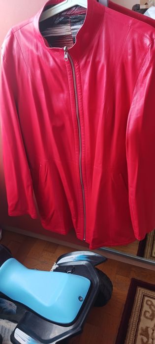 Двулицево кожено женско яке