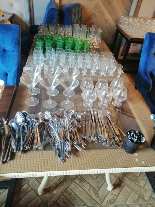 посуда для ресторана, почти новая