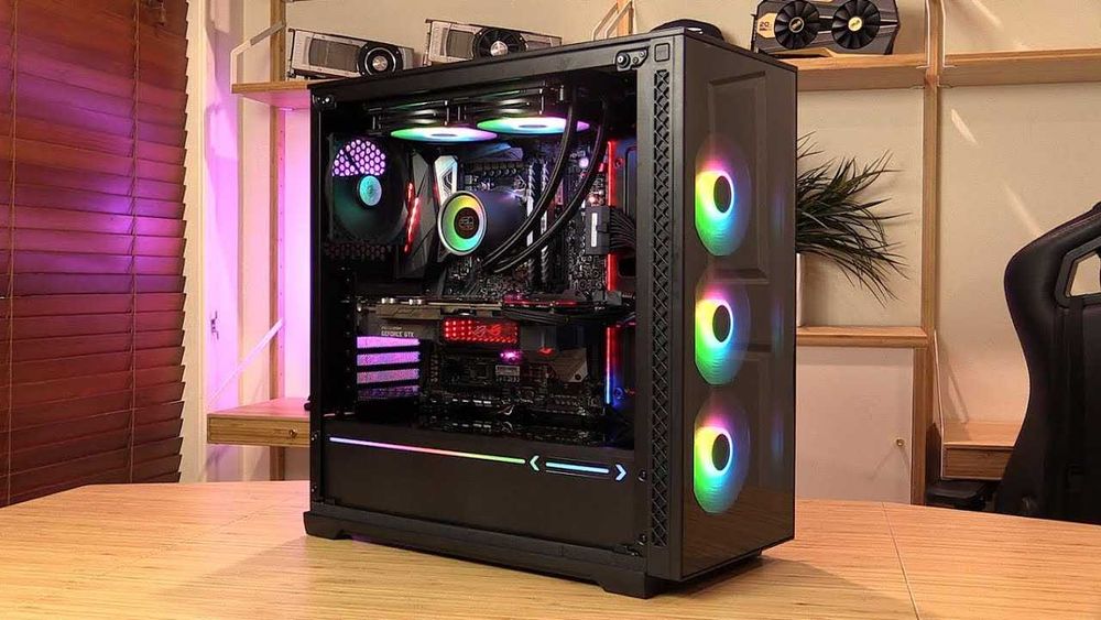 Геймърски Компютър, Ryzen 5600x  ,16 GB ,RTX 3080 10GB, 2 TB , 24м.Гар