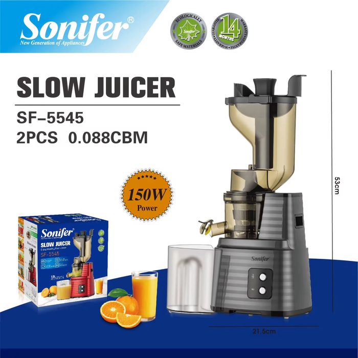 Электрической соковыжималки Шнековая Sonifer SF-5545