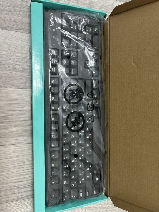 Новая проводная клавиатура Logitech K120 (На гарантии DNS!)