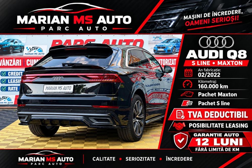 Audi q8 S-line int ext